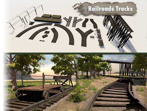 Old Railroads Tracks Free Download