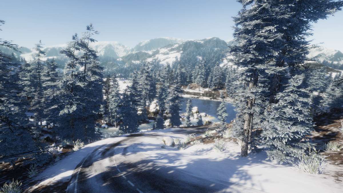 Mountain Trees – Dynamic Nature Screenshot {loop_index}