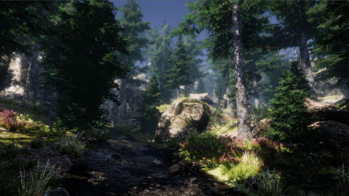 Mountain Trees – Dynamic Nature Screenshot {loop_index}