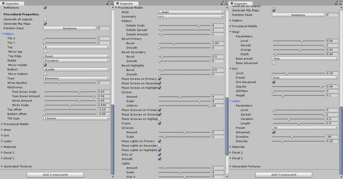 Procedural Sci-Fi PBR Materials Screenshot {loop_index}