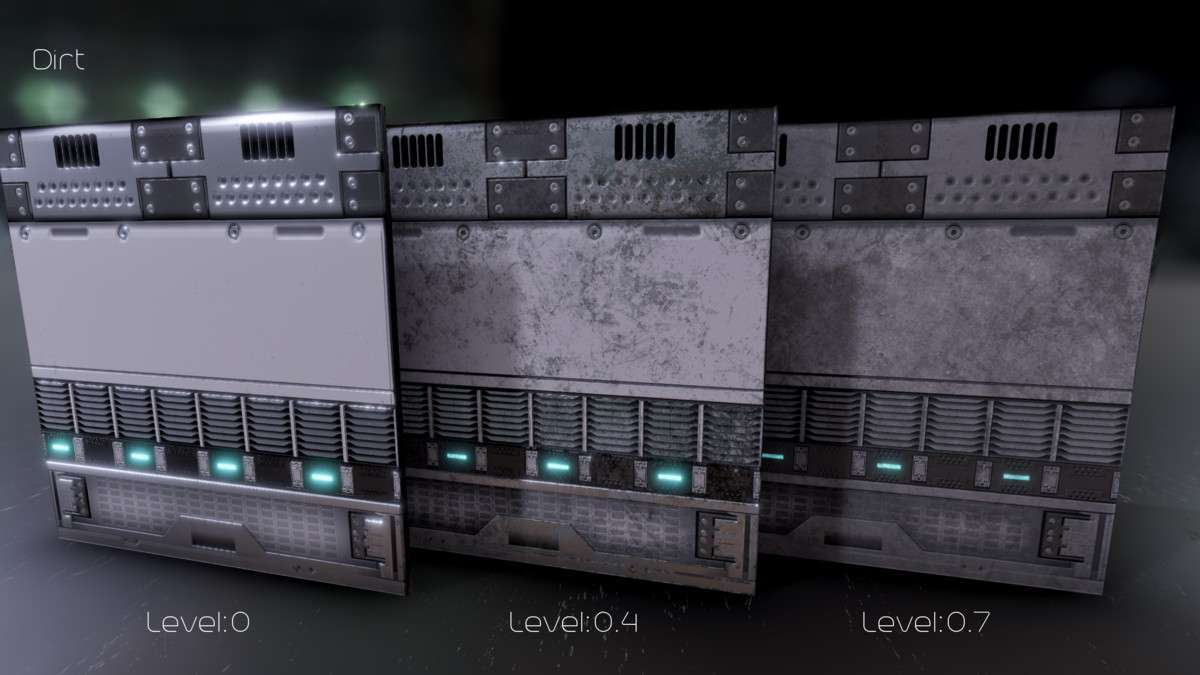 Procedural Sci-Fi PBR Materials Screenshot {loop_index}