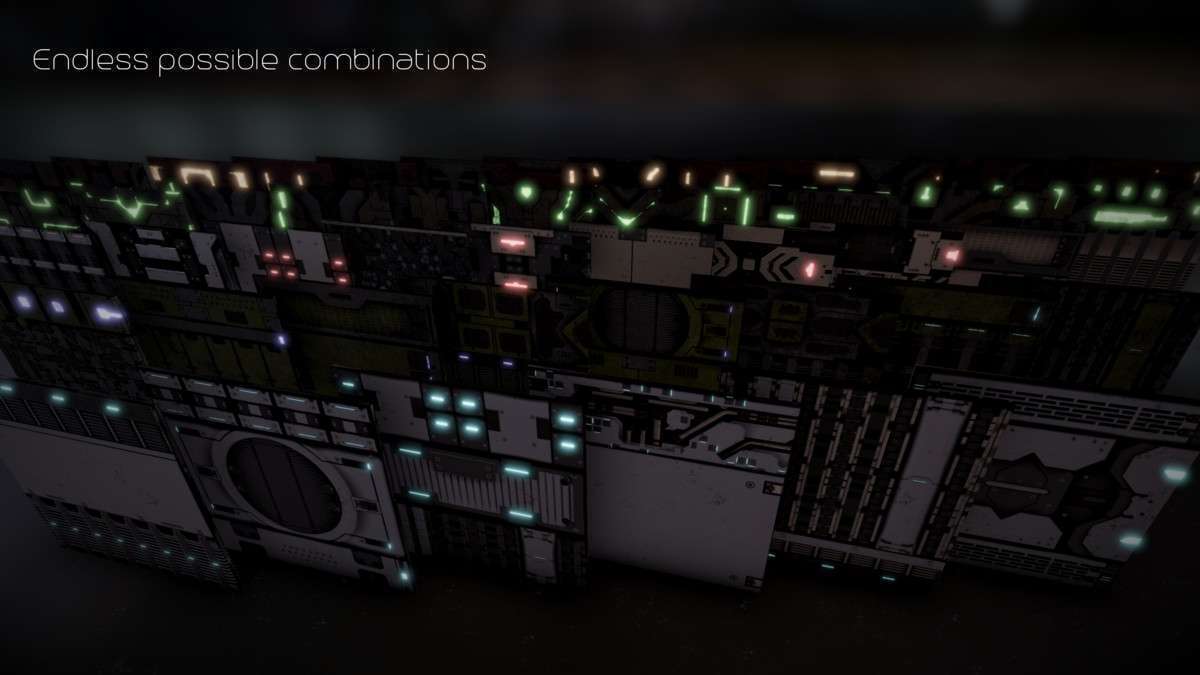 Procedural Sci-Fi PBR Materials Screenshot {loop_index}