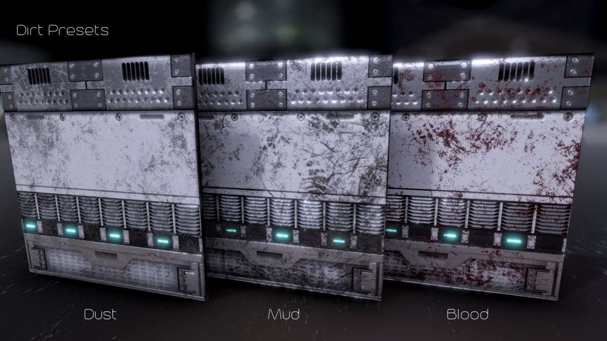 Procedural Sci-Fi PBR Materials Screenshot {loop_index}
