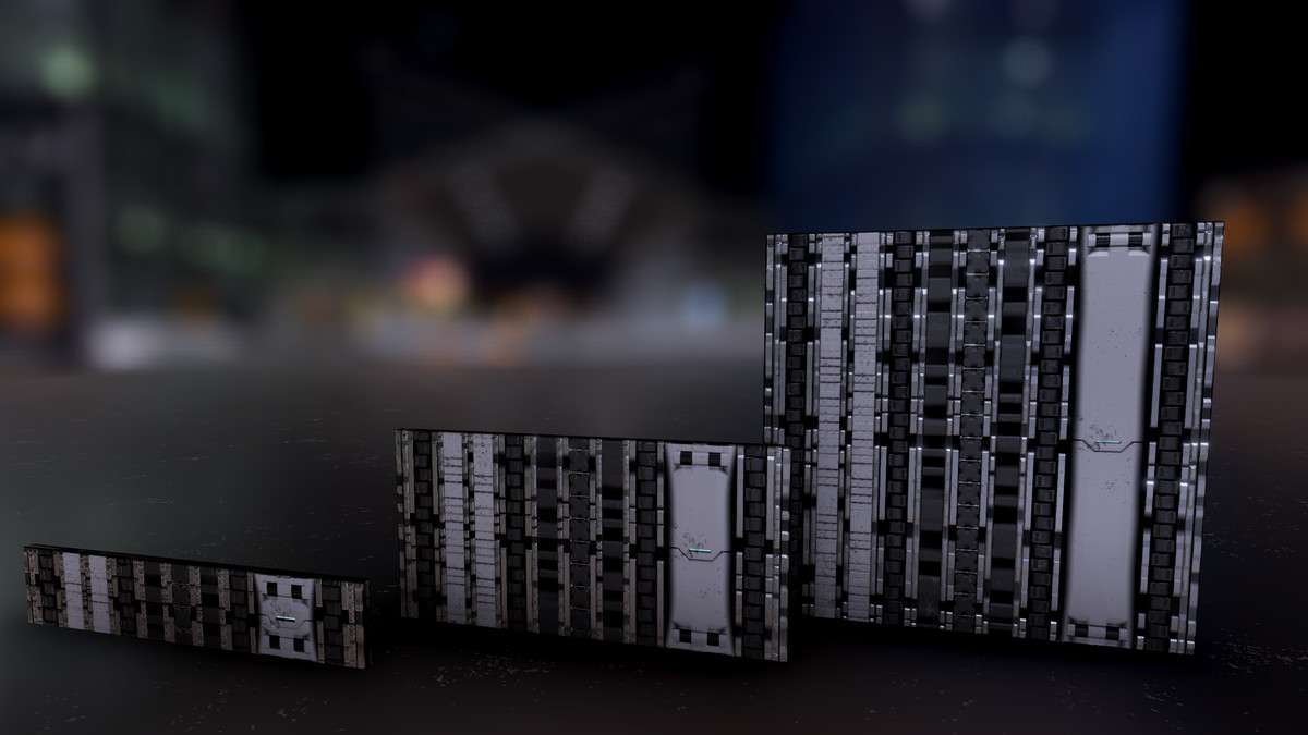Procedural Sci-Fi PBR Materials Screenshot {loop_index}