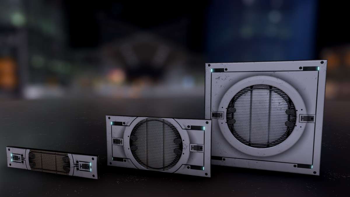 Procedural Sci-Fi PBR Materials Screenshot {loop_index}