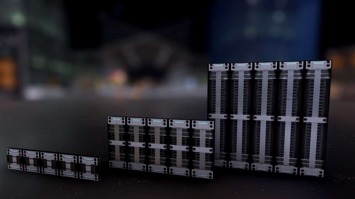 Procedural Sci-Fi PBR Materials Screenshot {loop_index}