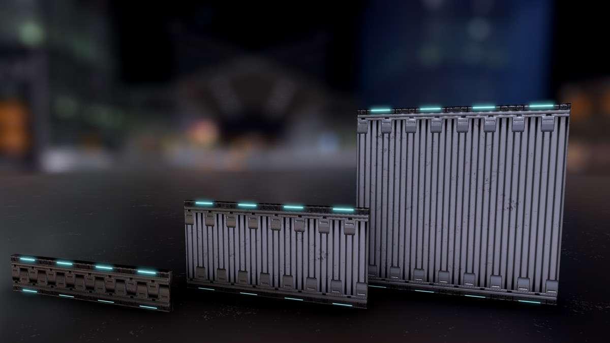 Procedural Sci-Fi PBR Materials Screenshot {loop_index}