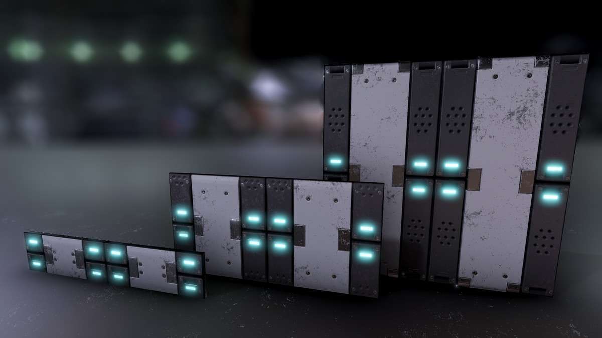 Procedural Sci-Fi PBR Materials Screenshot {loop_index}