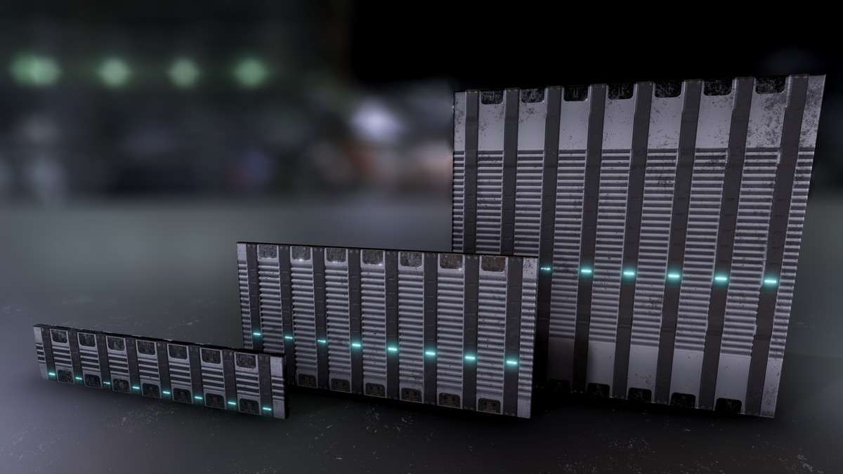 Procedural Sci-Fi PBR Materials Screenshot {loop_index}