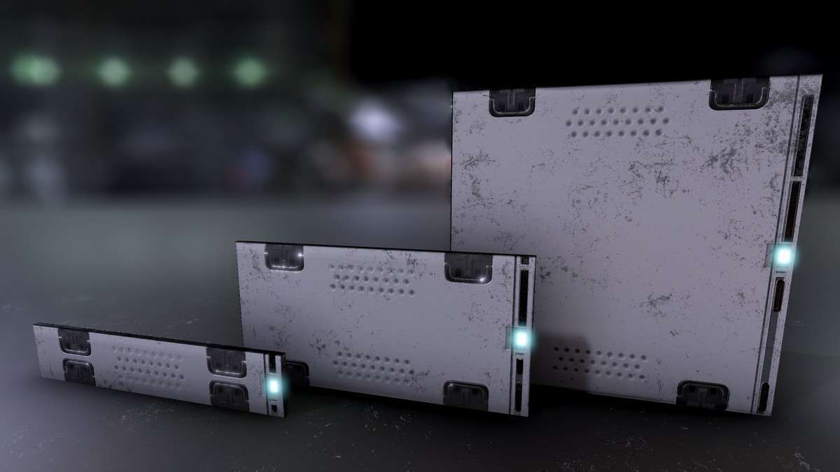 Procedural Sci-Fi PBR Materials Screenshot {loop_index}