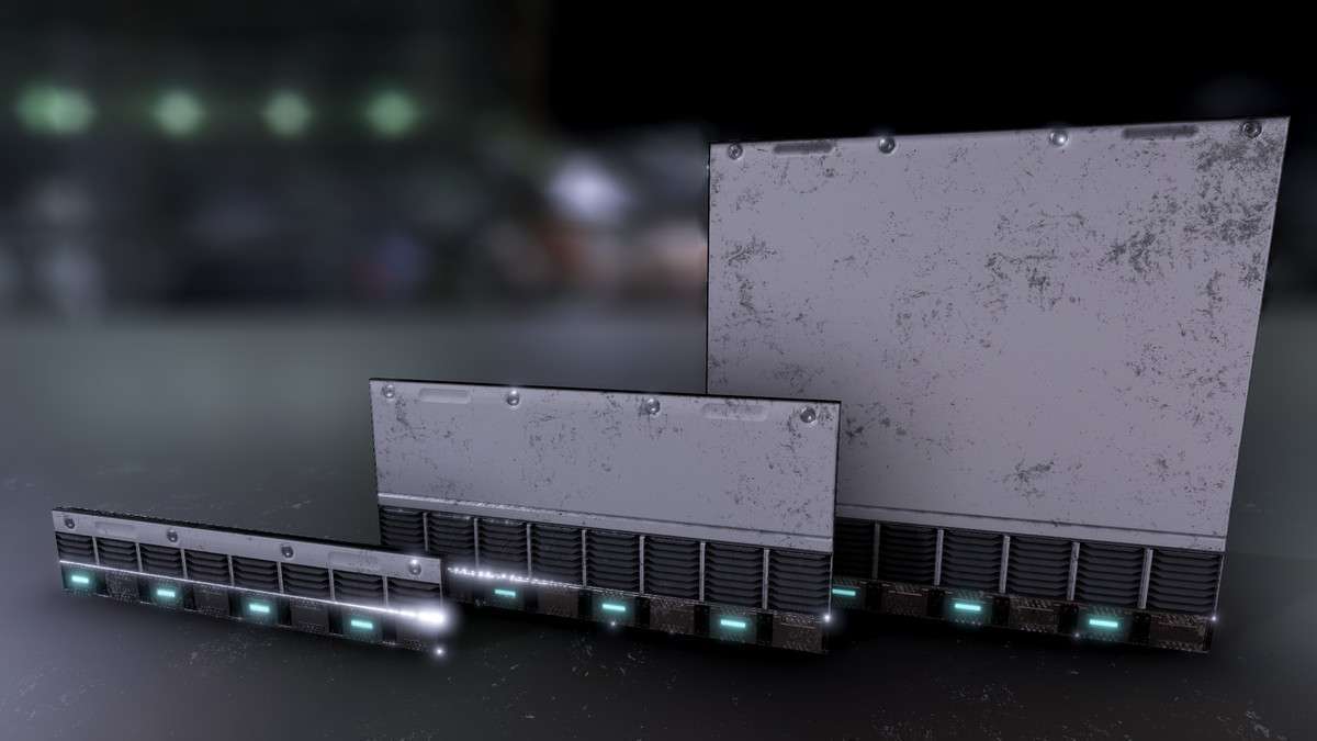 Procedural Sci-Fi PBR Materials Screenshot {loop_index}