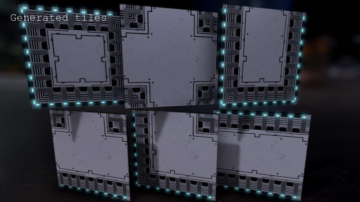 Procedural Sci-Fi PBR Materials Screenshot {loop_index}