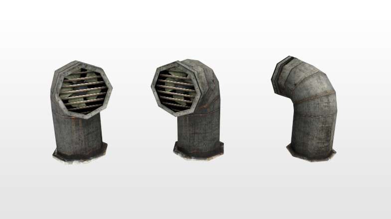 Sci-fi Ventilators / Animated / Low Poly Screenshot {loop_index}