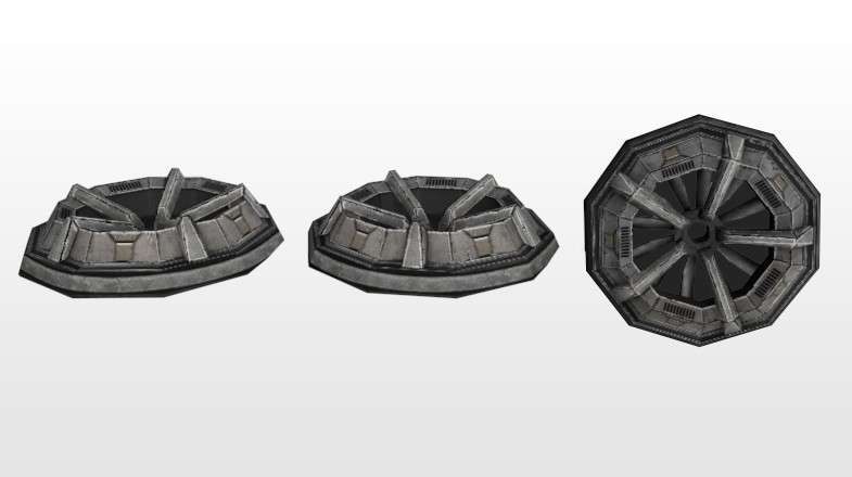 Sci-fi Ventilators / Animated / Low Poly Screenshot {loop_index}