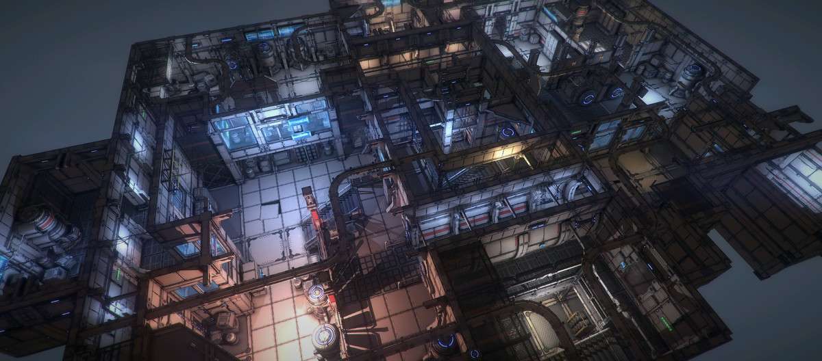 Top-Down Sci-Fi Screenshot {loop_index}