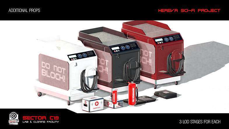 Hibernation Pods  – SC19  – HereVR Sci-Fi Project Screenshot {loop_index}