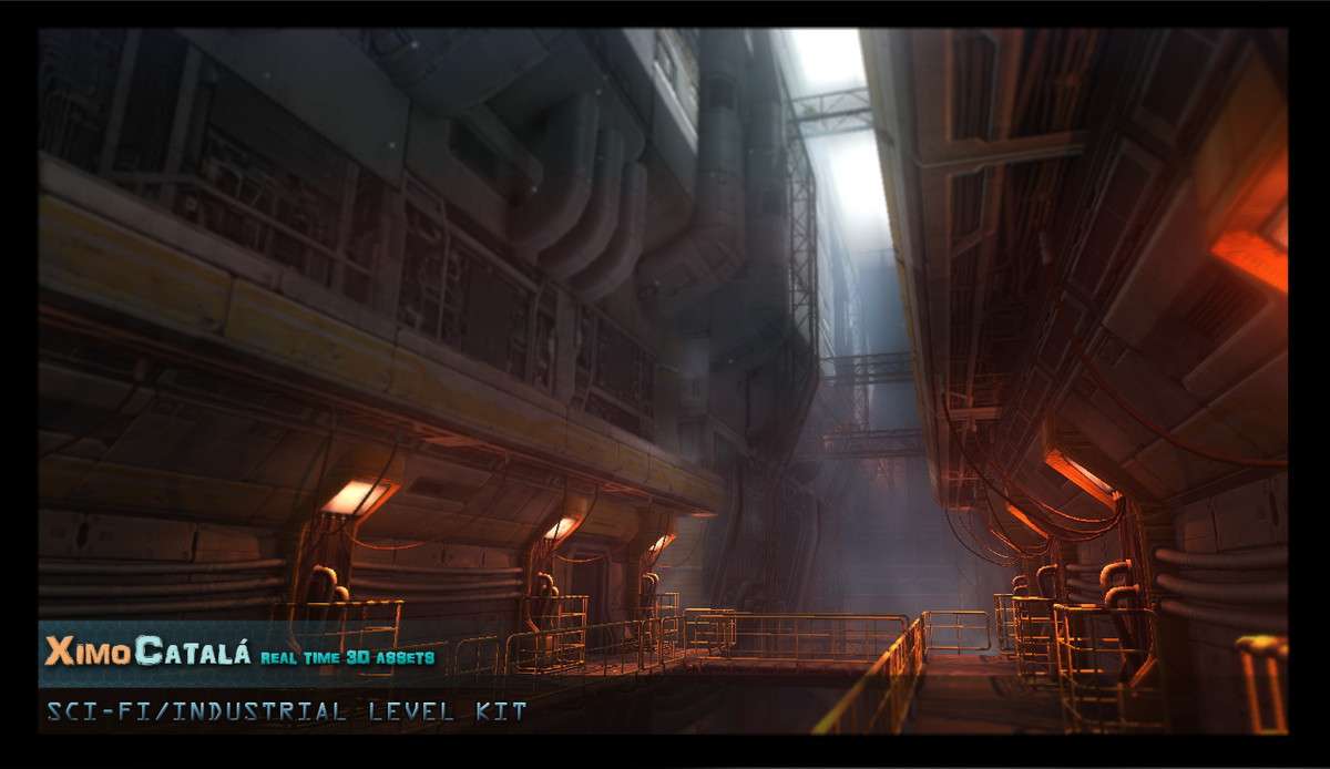 SciFi Industrial Level Kit 2.0. Screenshot {loop_index}