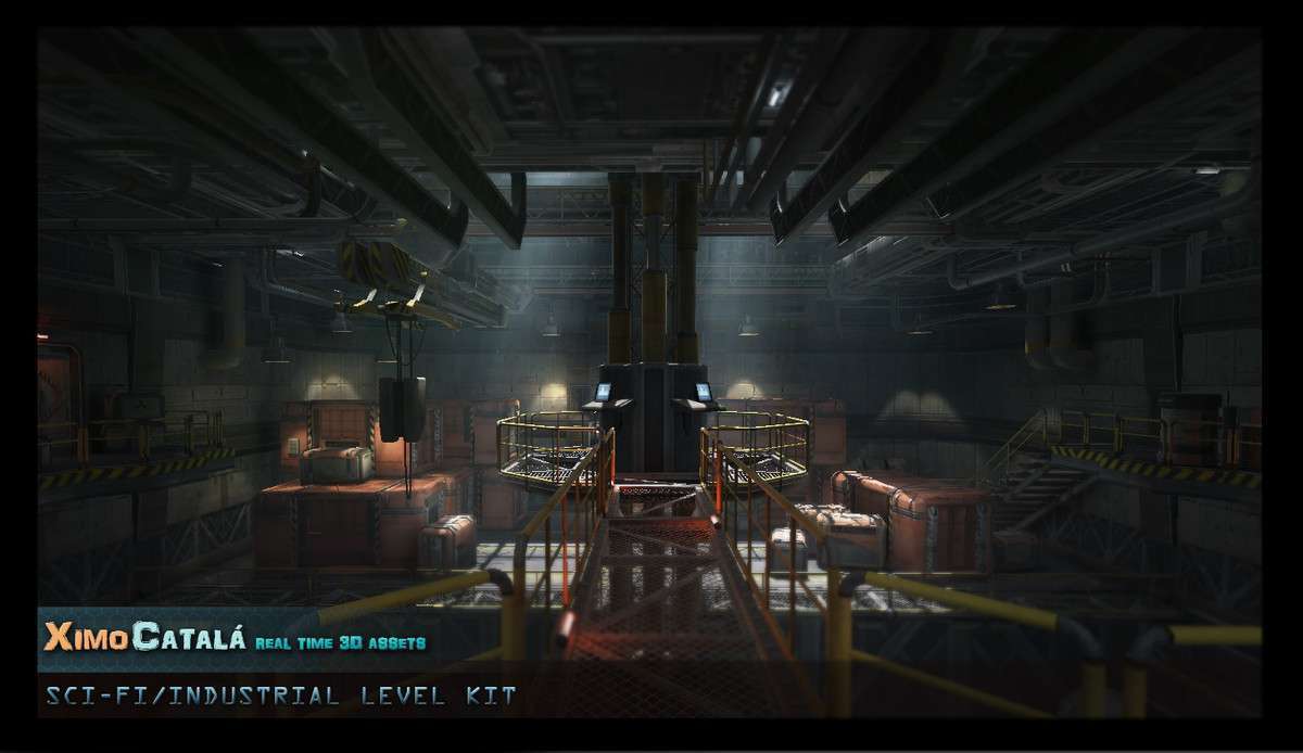 SciFi Industrial Level Kit 2.0. Screenshot {loop_index}