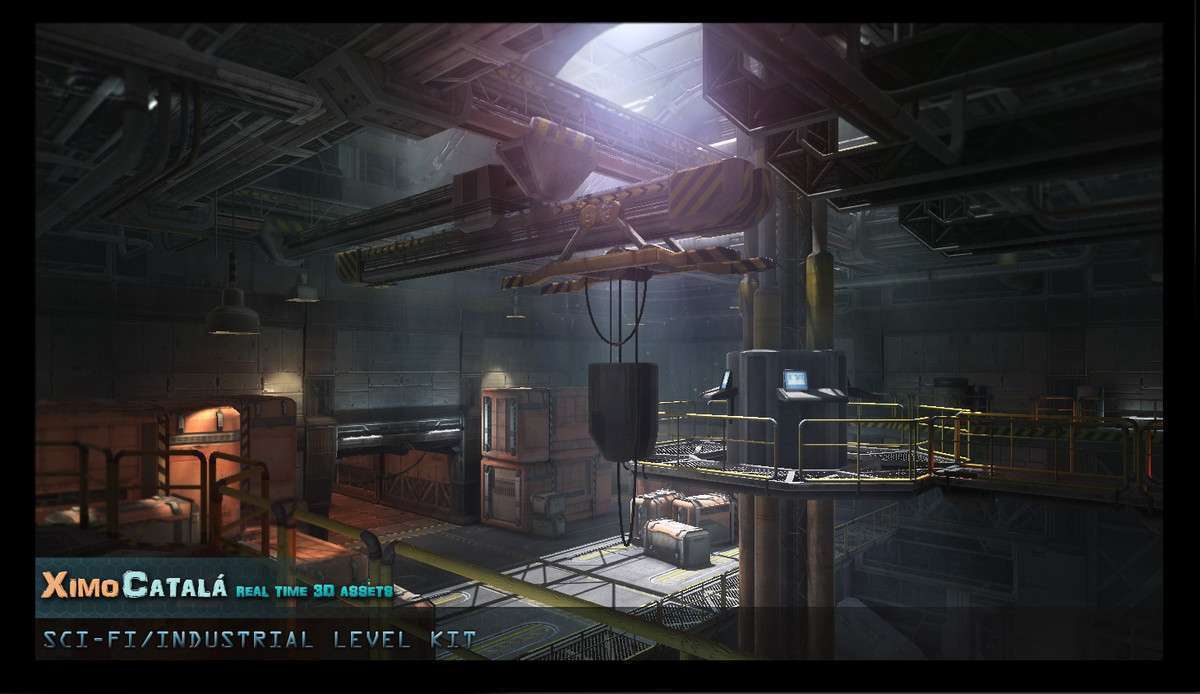 SciFi Industrial Level Kit 2.0. Screenshot {loop_index}