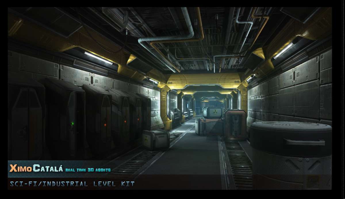 SciFi Industrial Level Kit 2.0. Screenshot {loop_index}