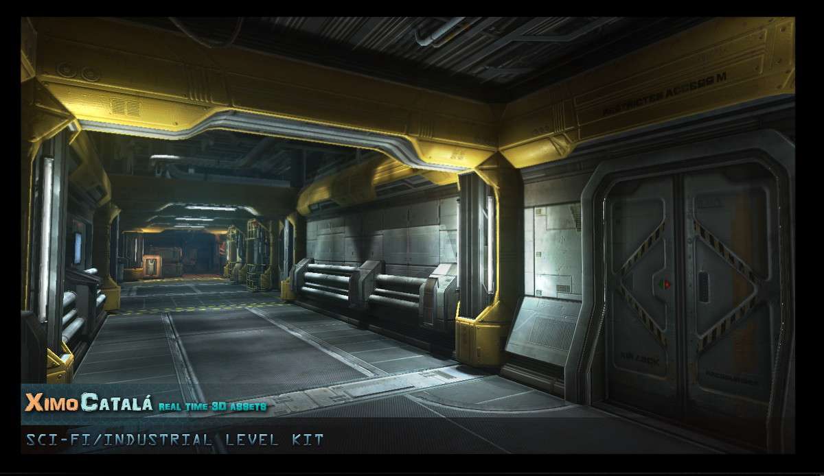 SciFi Industrial Level Kit 2.0. Screenshot {loop_index}