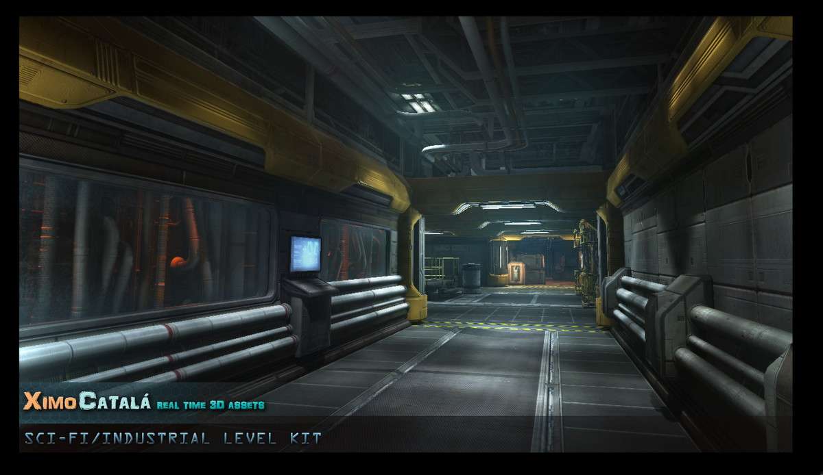 SciFi Industrial Level Kit 2.0. Screenshot {loop_index}