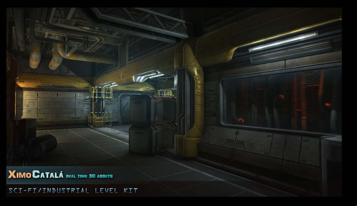 SciFi Industrial Level Kit 2.0. Screenshot {loop_index}