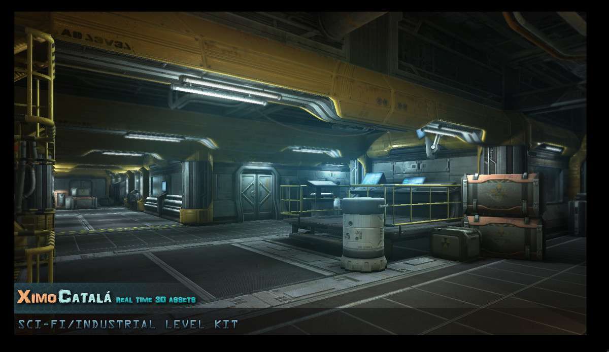 SciFi Industrial Level Kit 2.0. Screenshot {loop_index}