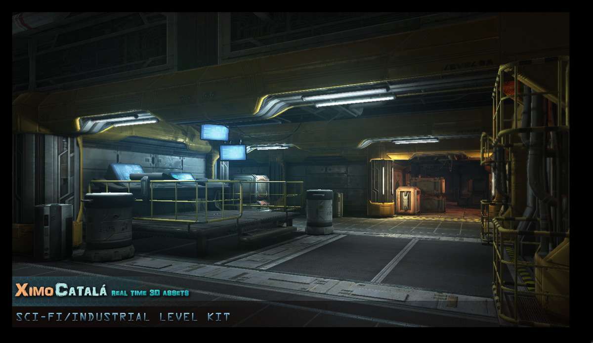 SciFi Industrial Level Kit 2.0. Screenshot {loop_index}