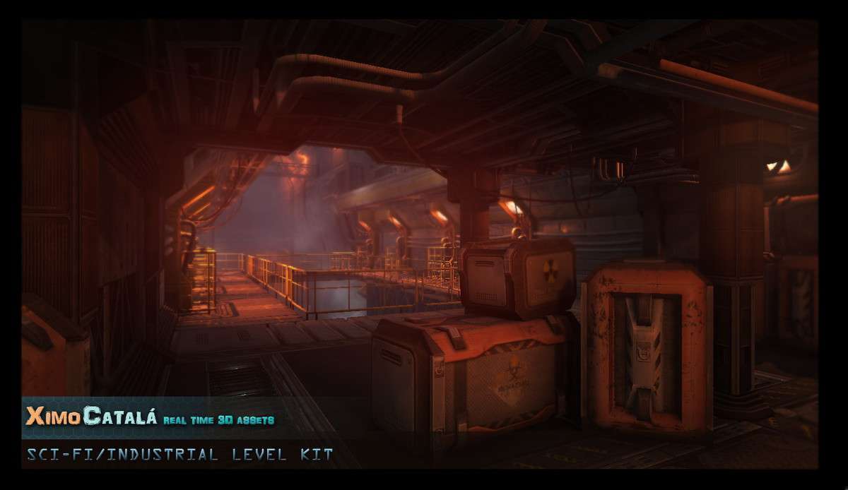 SciFi Industrial Level Kit 2.0. Screenshot {loop_index}