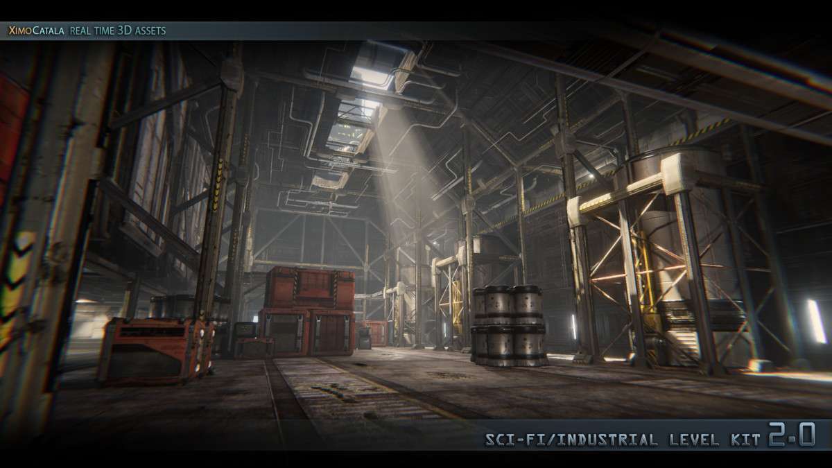 SciFi Industrial Level Kit 2.0. Screenshot {loop_index}