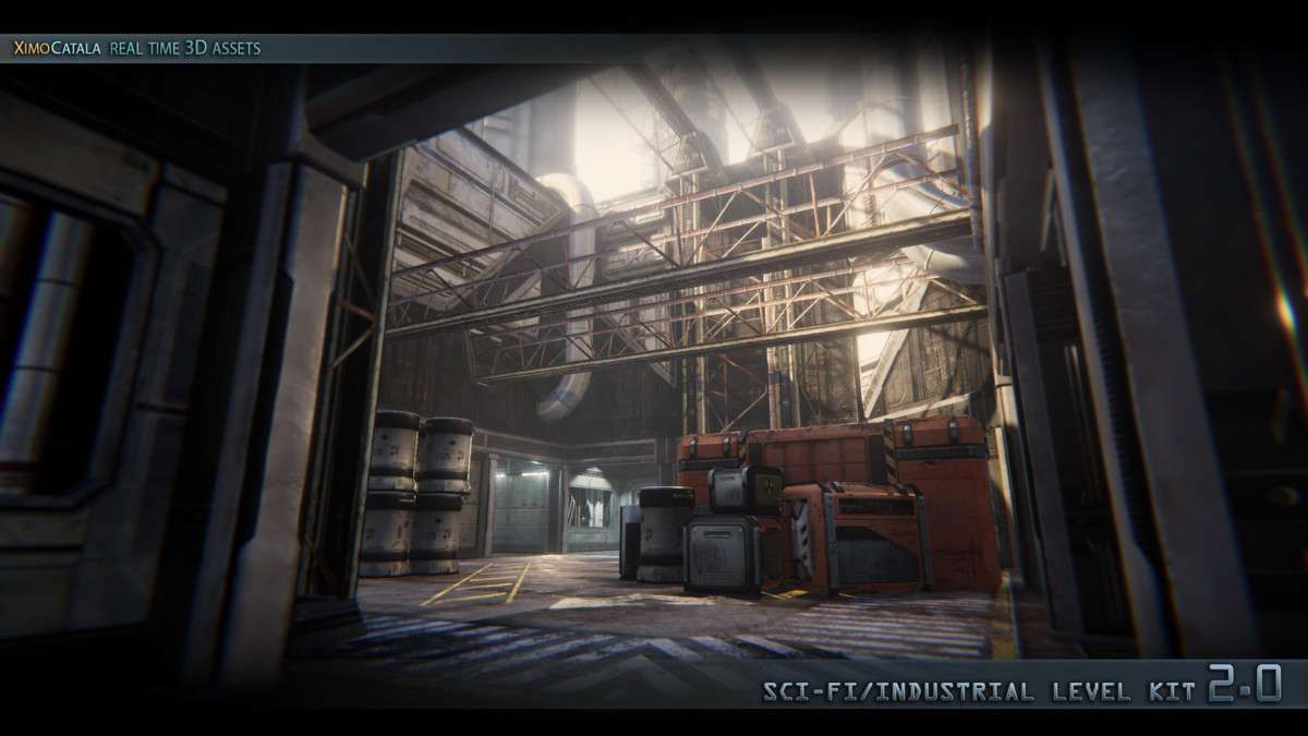 SciFi Industrial Level Kit 2.0. Screenshot {loop_index}