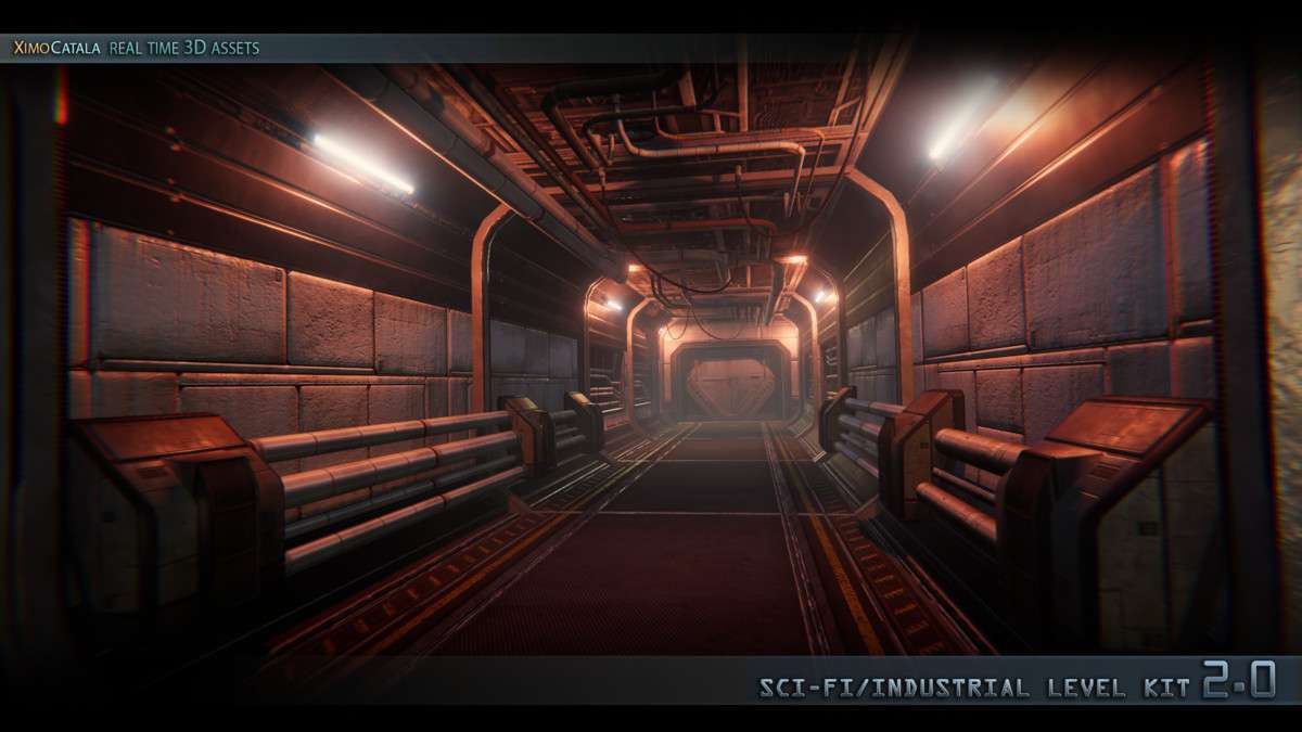 SciFi Industrial Level Kit 2.0. Screenshot {loop_index}