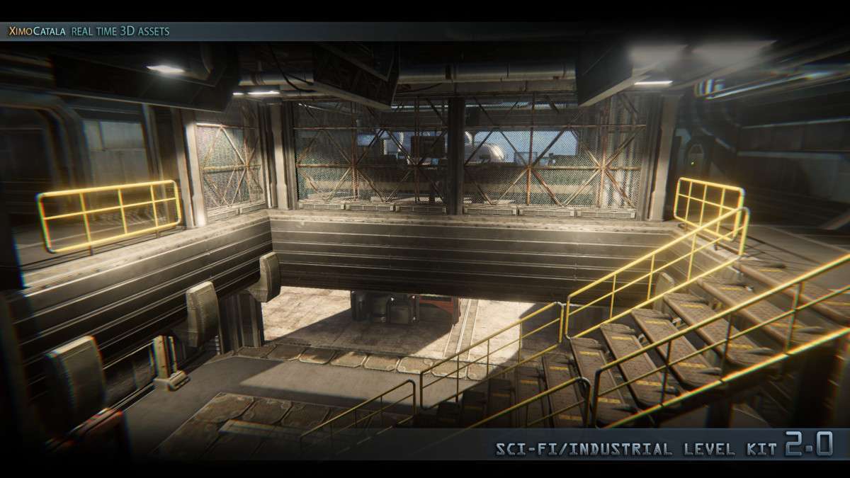 SciFi Industrial Level Kit 2.0. Screenshot {loop_index}