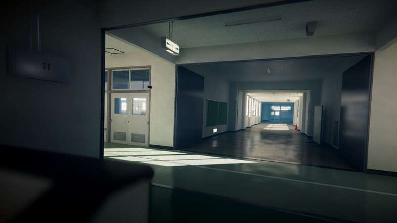 Japanese School Corridor Screenshot {loop_index}