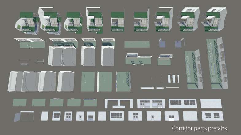 Japanese School Corridor Screenshot {loop_index}