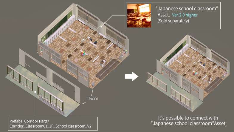 Japanese School Corridor Screenshot {loop_index}