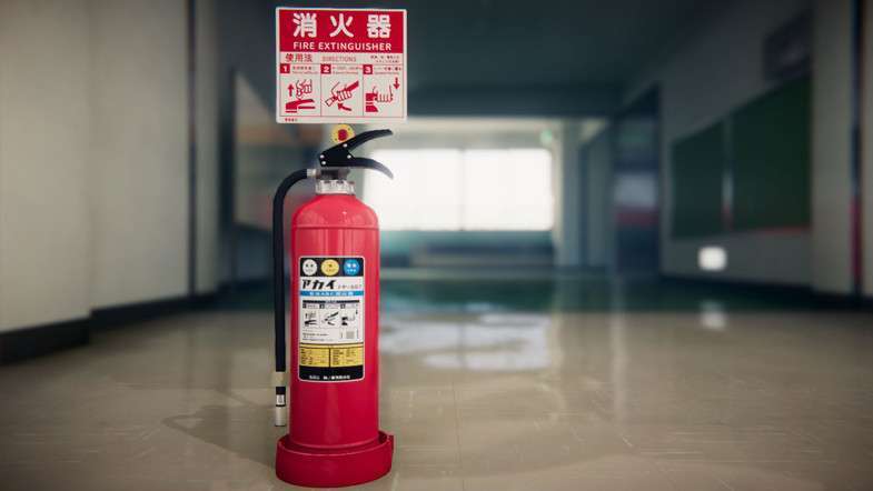 Japanese School Corridor Screenshot {loop_index}