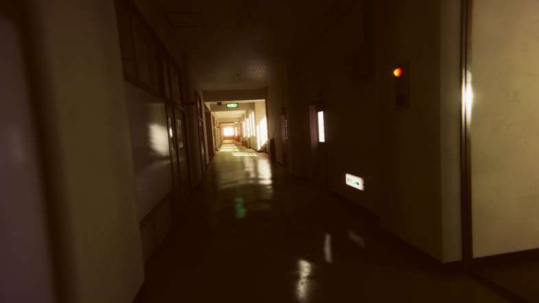 Japanese School Corridor Screenshot {loop_index}