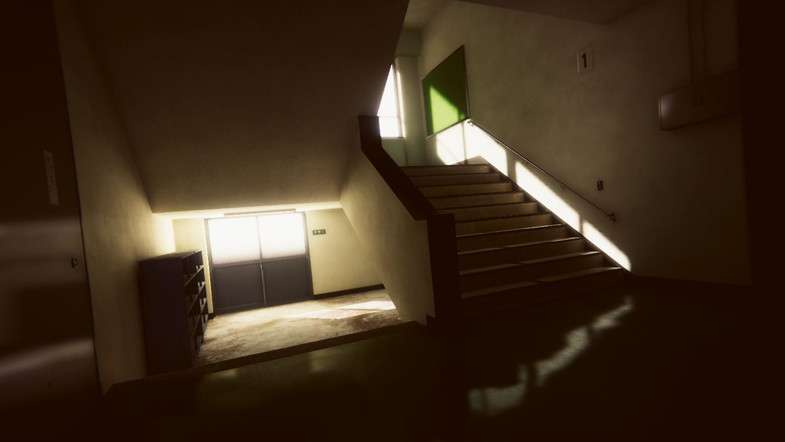 Japanese School Corridor Screenshot {loop_index}