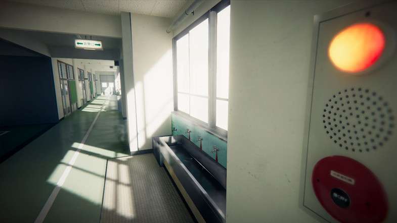 Japanese School Corridor Screenshot {loop_index}