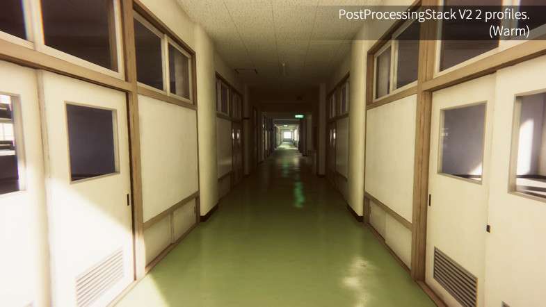 Japanese School Corridor Screenshot {loop_index}