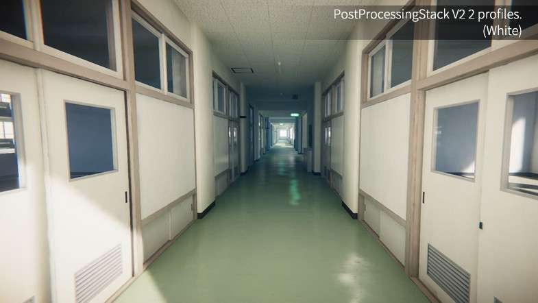 Japanese School Corridor Screenshot {loop_index}