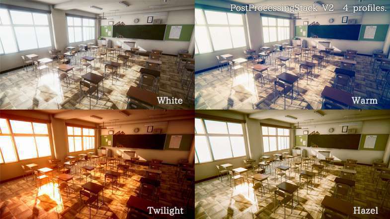 Japanese School Classroom Screenshot {loop_index}