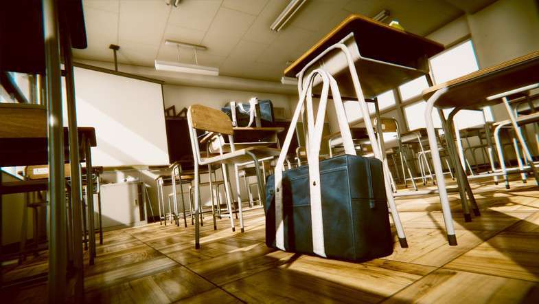 Japanese School Classroom Screenshot {loop_index}