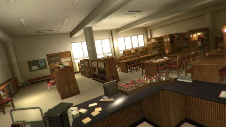 Japanese School Library Set Screenshot {loop_index}