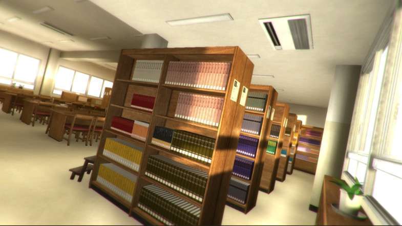 Japanese School Library Set Screenshot {loop_index}