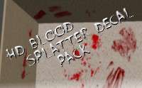HD Blood Splatter Decals Free Download