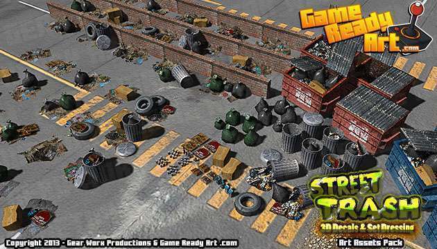 Street Trash – 3D Decals & Set Dressing Screenshot {loop_index}