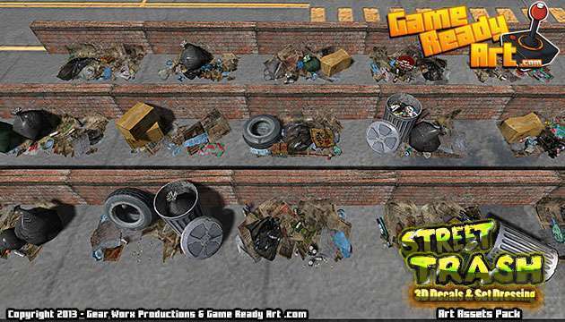 Street Trash – 3D Decals & Set Dressing Screenshot {loop_index}